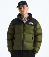 Men’s 1996 Retro Nuptse Jacket Woodland Green-Tnf Black