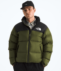 Men’s 1996 Retro Nuptse Jacket Woodland Green-Tnf Black