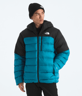 Men’s Kalix Down Hoodie Dusk Blue/TNF Black