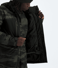 Men’s Freedom Insulated Jacket—Print New Taupe Green Edge Of Light Print/TNF Black