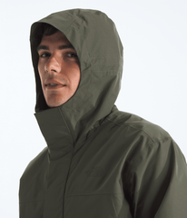 Men's Nukabira Rain Shell Parka New Taupe Green