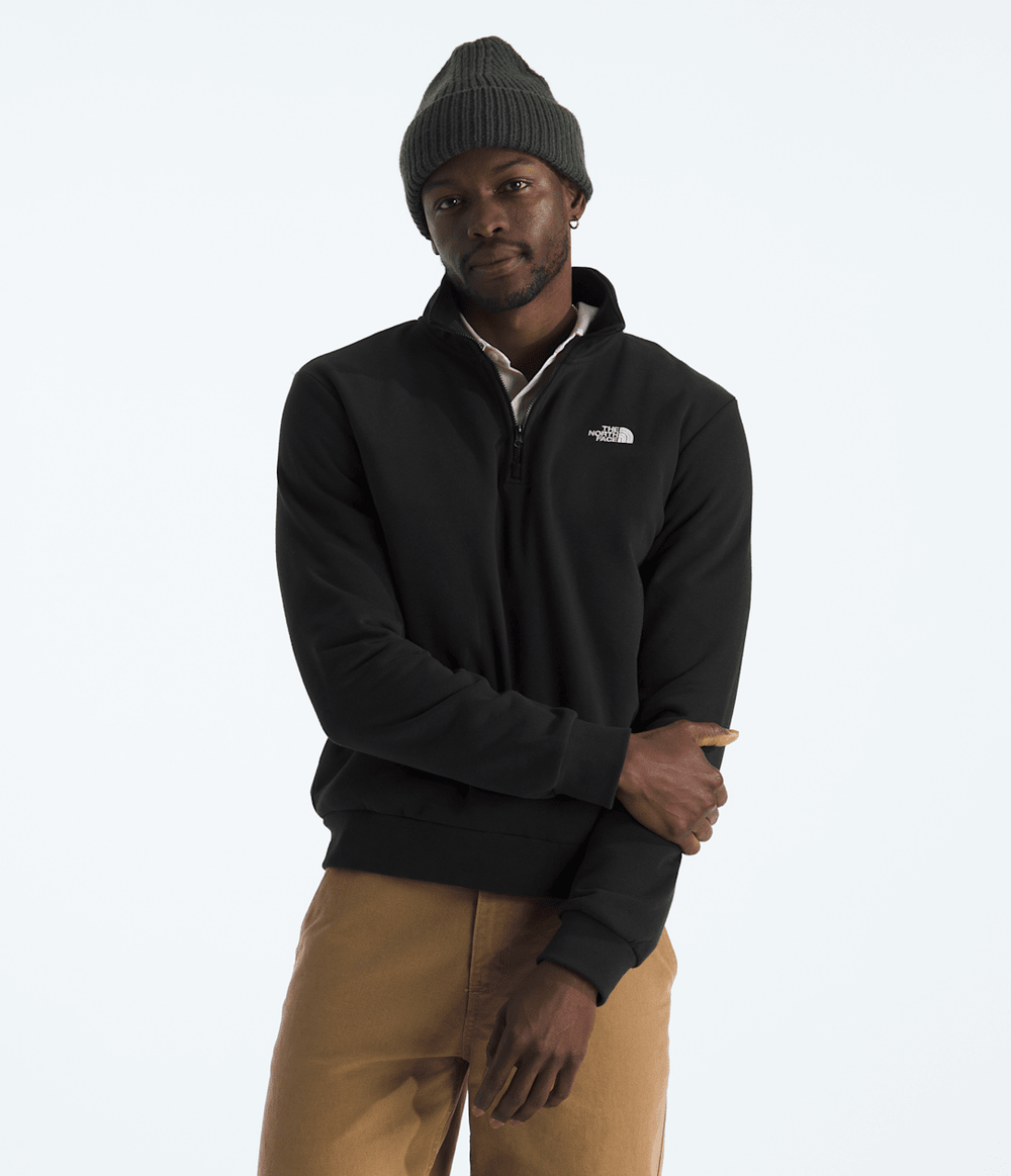 Men’s Evolution Simple Dome Regular ¼-Zip TNF Black