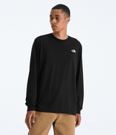 Men’s Evolution Simple Dome Regular Long-Sleeve Tee TNF Black
