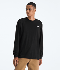Men’s Evolution Simple Dome Regular Long-Sleeve Tee TNF Black