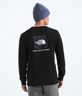 Men’s Evolution Sun Halos Box NSE Long-Sleeve Tee—Graphic TNF Black