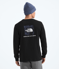 Men’s Evolution Sun Halos Box NSE Long-Sleeve Tee—Graphic TNF Black