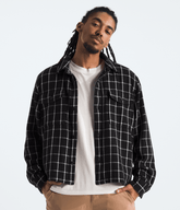 Men’s Valley Twill Utility Shacket TNF Black Grid
