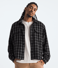 Men’s Valley Twill Utility Shacket TNF Black Grid