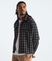 Men’s Valley Twill Utility Shacket TNF Black Grid