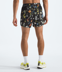 Men’s Summit Series Pacesetter 5'' Shorts—Print TNF Black/Alpine Floral Print