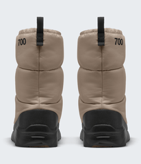 Nuptse Traction Booties Mushroom Grey/TNF Black