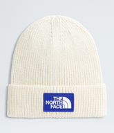TNF™ Logo Box Cuffed Beanie White Dune/TNF Blue