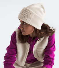 Urban Embossed Beanie White Dune