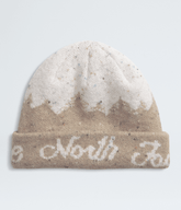 Cabin Mountainscape Beanie Mushroom Grey/White Dune