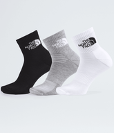 Multisport Cush Quarter Socks—3P Black/Assorted