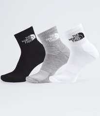 Multisport Cush Quarter Socks—3P Black/Assorted