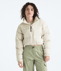 Women’s Nuptse Short DTM Jacket White Dune