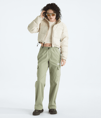 Women’s Nuptse Short DTM Jacket White Dune