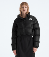 Women’s Nuptse Short Jacket TNF Black/TNF Black/Recycled down
