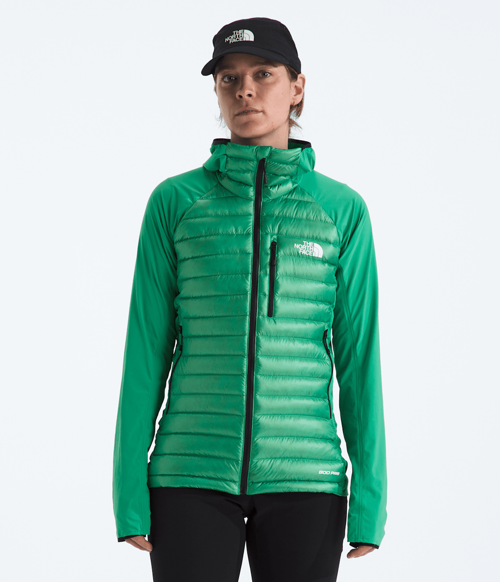 Women’s Summit Series Breithorn LT Hybrid Hoodie Nebula Green