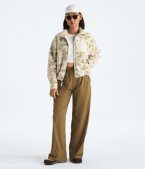 Women’s Yumiori Off Peak Full-Zip Jacket—Print Pale Khaki Heritage Print