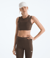 Women’s Refina Double-Layer Bra Smokey Brown