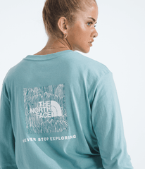 Women’s Evolution Box NSE Fill Long-Sleeve Tee—Graphic Blue Eclipse