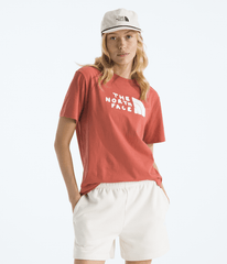 Women’s Evolution Sketch Logo Half Dome Short-Sleeve Tee—Graphic Mars Dust