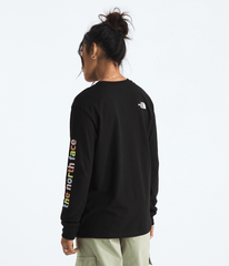 Women’s Evolution Proud Long-Sleeve Tee—Graphic TNF Black