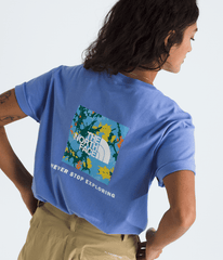 Women's Short-Sleeve Core Flower Power Box NSE Tee Virtual Blue