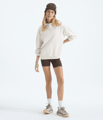 Women’s Evolution Simple Dome Oversized Hoodie White Dune