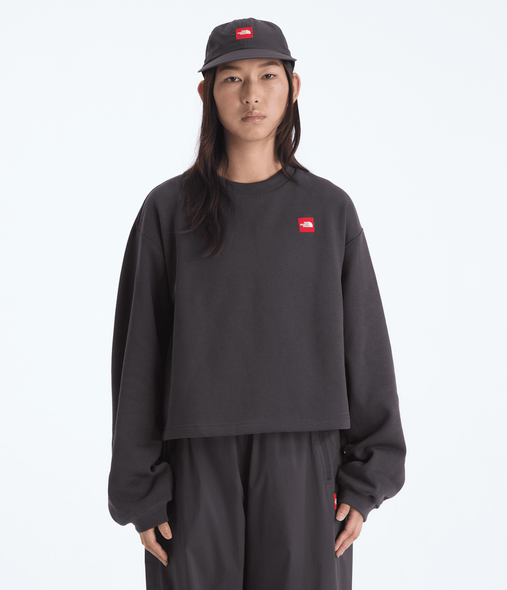 Women’s TNF™ Red Box Crew Obsidian