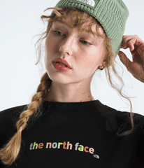 Women’s Evolution Proud Crew—Graphic TNF Black