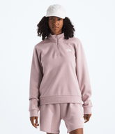 Women’s Evolution Simple Dome Regular ¼-Zip Metal Pink