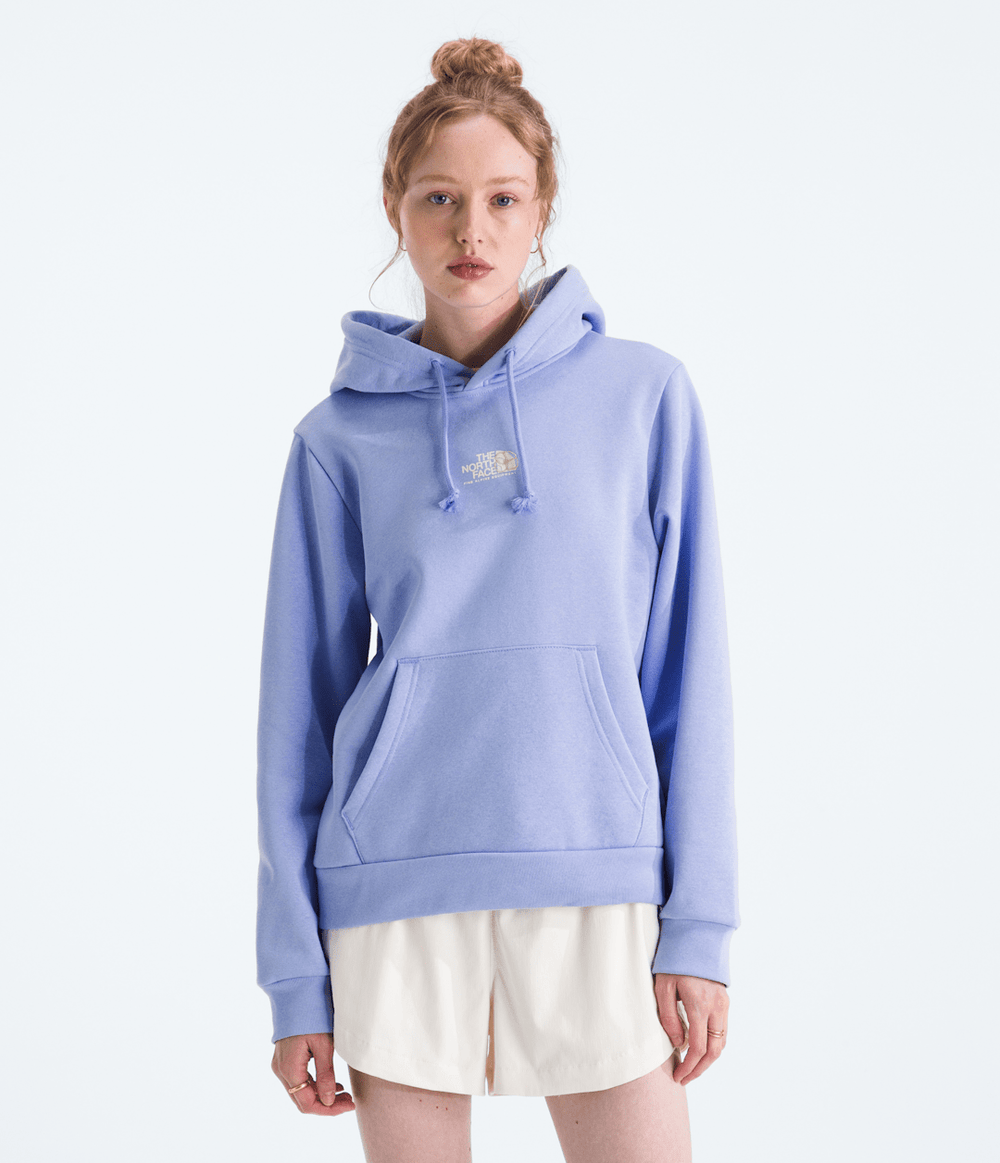 Women’s Floral Alpine Regular Hoodie Periwinkle Glow