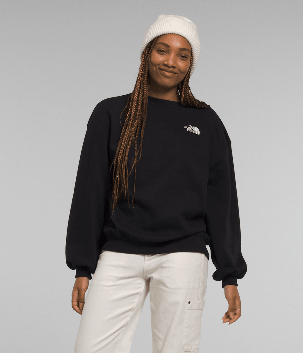 Women’s Evolution Oversized Crew TNF Black