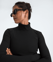 Women's Turtleneck Long-Sleeve Top TNF Black