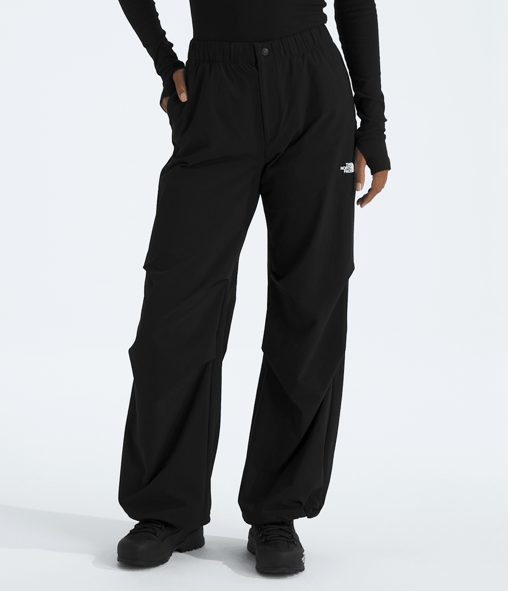 Women's Woven Loose Trousers TNF Black