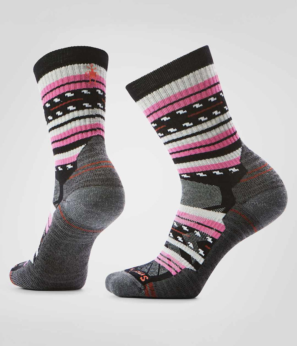 TNF X Smartwool Women's HIKE Light Cushion Margarita Crew Socks Black