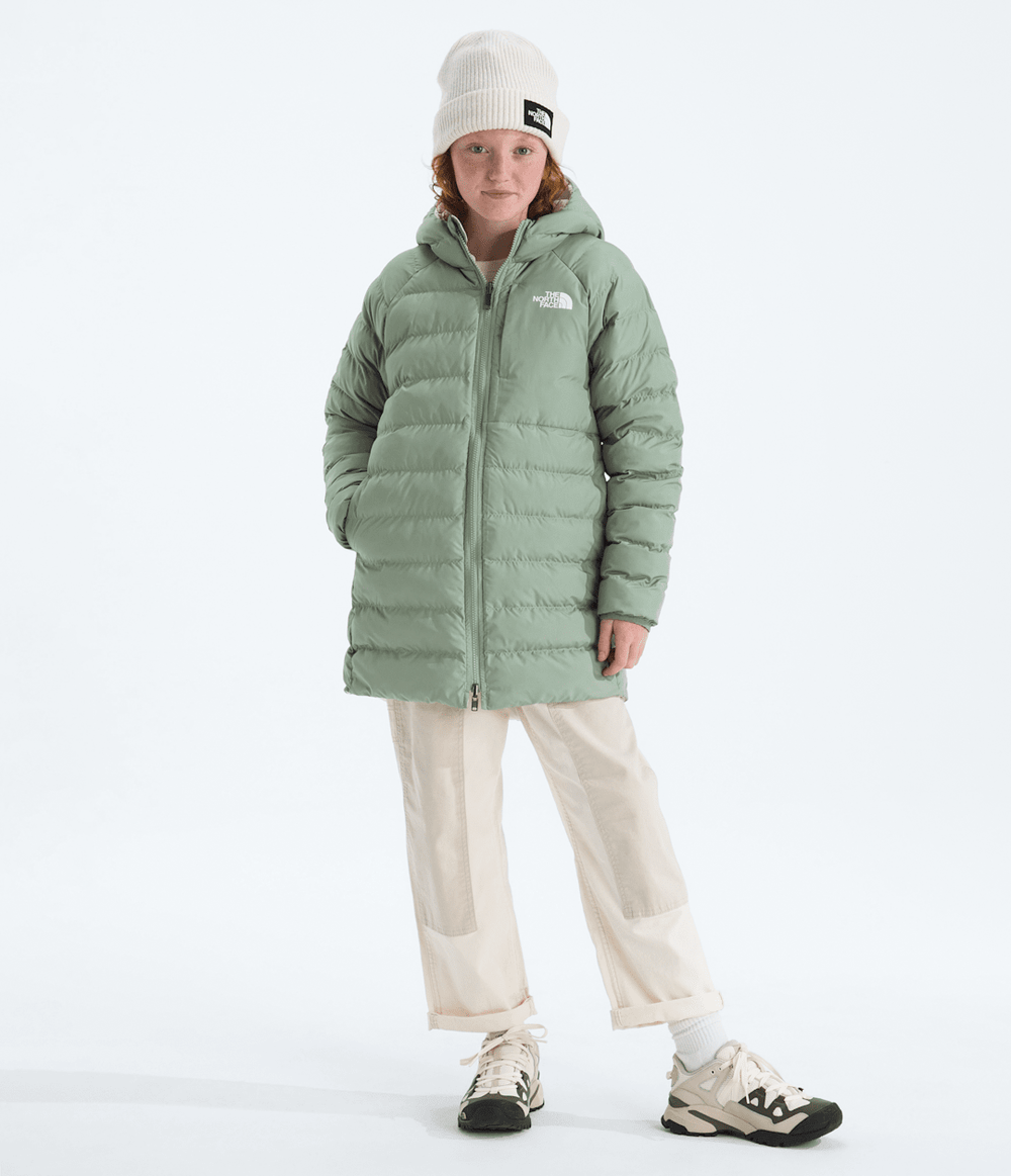 Girls’ Reversible Perrito Parka Slate Moss