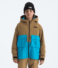 Boys’ & Girls’ Dragline Jacket Utility Brown/Meridian Blue