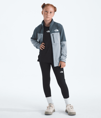 Boys’ & Girls’ Hike Mid Layer Full-Zip Frost Grey-Granite Grey