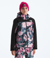 Girls’ Freedom Insulated Jacket—Print Pale Blossom Frozen Floral Print