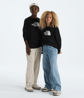 Boys’ & Girls’ Evolution Half Dome Long-Sleeve Tee TNF Black