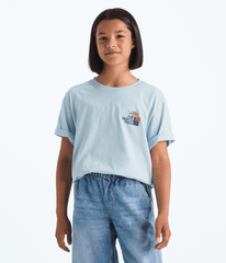 Boys’ & Girls’ Evolution Flora Short-Sleeve Tee—Graphic Polar Haze