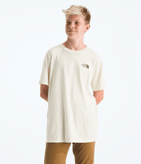 Boys’ & Girls’ Evolution Disconnect Short-Sleeve Tee—Graphic White Dune