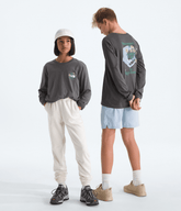 Boys’ & Girls’ Evolution Disconnect Long-Sleeve Tee—Graphic Anthracite Grey