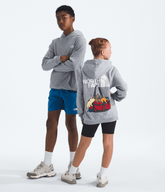 Boys’ & Girls’ Ember Fade Regular Hoodie TNF Pale Grey Heather