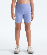 Girls’ Flex Tights Shorts—5'' Periwinkle Glow