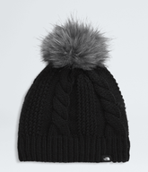 Kids’ Lined Oh Mega Fur Pom Beanie TNF Black